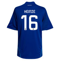 Real Madrid Away Shirt 2008/09 with Heinze 16