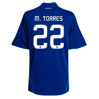 Adidas Real Madrid Away Shirt 2008/09 with M.Torres 22