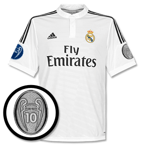 Real Madrid Boys Home Champions League Shirt