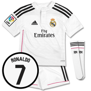 Real Madrid Home Mini Kit + Ronaldo 7 (Fan