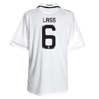 Real Madrid Home Shirt 2008/09 with Lass 6