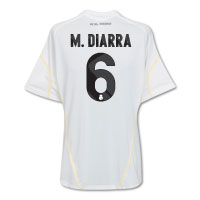 Adidas Real Madrid Home Shirt 2009/10 with Diarra 6