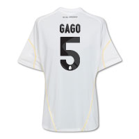 Adidas Real Madrid Home Shirt 2009/10 with Gago 5