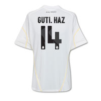Adidas Real Madrid Home Shirt 2009/10 with Guti.Haz 14