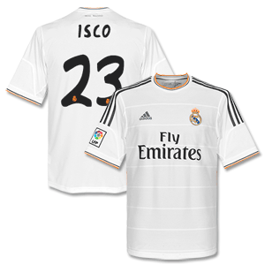 Adidas Real Madrid Home Shirt 2013 2014   Isco 23