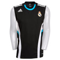 Adidas Real Madrid Sleeveless Shirt - Black/Black - Kids.