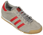 Adidas Rom Grey/Red Suede Trainers