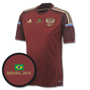 Adidas Russia Home Shirt 2014 2015 Inc Free Brazil 2014