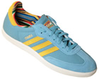 Samba Blue/Yellow Leather/Suede Trainers
