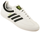 Adidas Samba CQ White/Black Leather Trainers