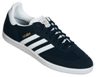 Adidas Samba Navy/White Material Trainers