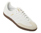 Adidas Samba White/White Leather Trainers