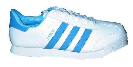 Adidas Samoa mans white light blue