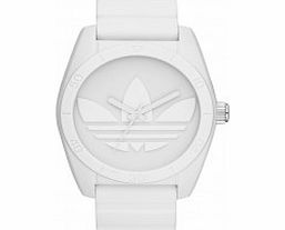 Adidas Santiago White Silicone Watch