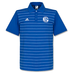 Adidas Schalke 04 Royal Blue Polo Shirt 2013 2014