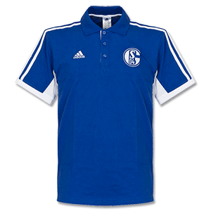 Adidas Schalke 04 Royal Core Polo Shirt 2013 2014