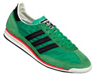 Adidas SL72 Green/Black Material Trainers