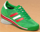 Adidas SL72 Green/Red Material Trainers