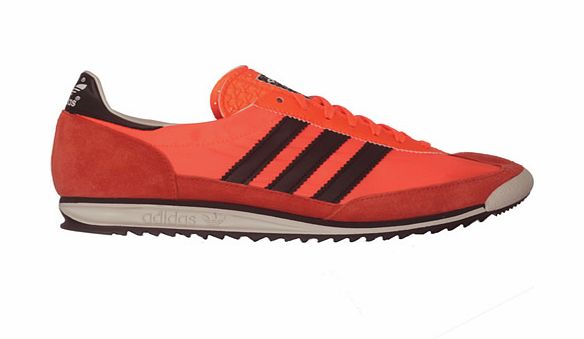 Adidas SL72 Orange/Black Material Trainers