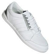 Hoops Low White Leather Trainers