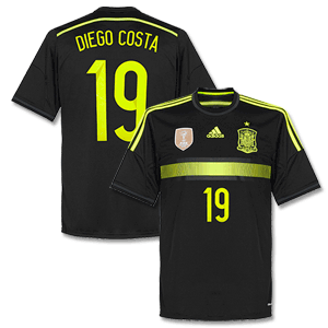 Adidas Spain Away Diego Costa Shirt 2014 2015