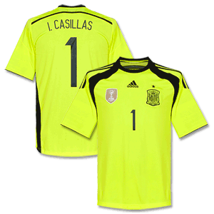 Adidas Spain Away Iker Casillas No.1 GK Shirt 2014 2015