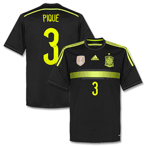 Adidas Spain Away Pique Shirt 2014 2015