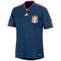 Adidas Spain Away Shirt 2010/11 with Torres 9 printing.