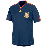 Adidas Spain Away Shirt 2010/11 with Torres 9 printing