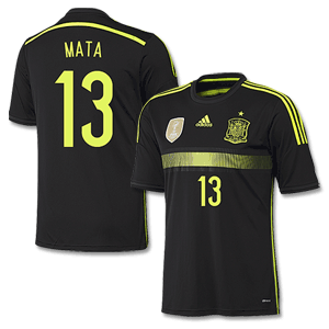 Adidas Spain Boys Away Mata Shirt 2014 2015