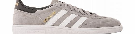 Adidas Spezial Light Grey/White Suede Trainers