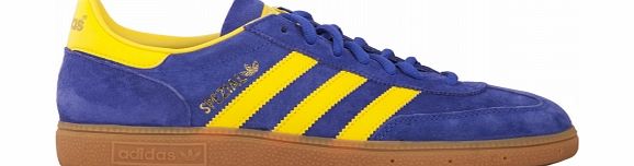 Adidas Spezial Purple/Yellow Suede Trainers
