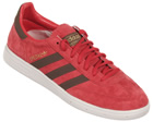 Spezial Red/Brown Suede Trainers