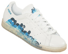 Adidas Stan Smith CLR White/Blue Leather Trainers