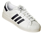 Adidas Superstar 2 White/Navy Leather Trainers