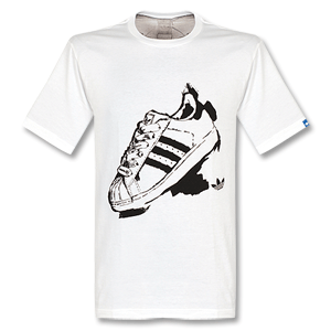Adidas Superstar Tee - White/Black