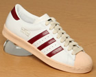 Adidas Superstar Vintage White/Burgundy Leather