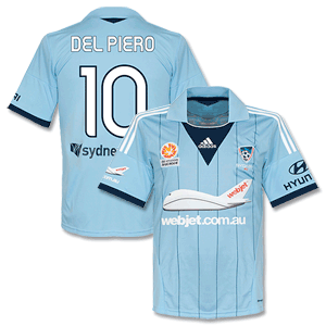 Adidas Sydney FC Home Del Piero Shirt 2013 2014 (Fan