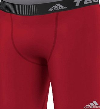 Adidas TechFit Baselayer Shorts Red D82104