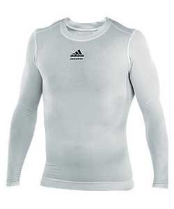 adidas TechFit Long Sleeve White - Medium