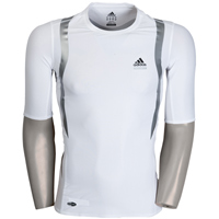 Adidas Techfit Powerweb Tight T-Shirt - White.