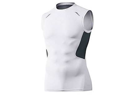 Adidas Techfit Preperation Sleeveless T-Shirt White