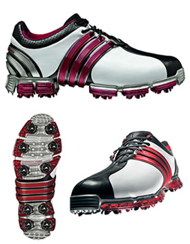 adidas Tour 360 3.0 Golf Shoe White/Black/Red