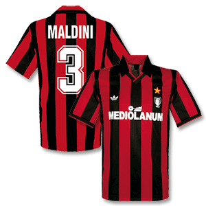 Adidas Trefoil adidas Originals 90-91 AC Milan Cup Winners Shirt   Maldini 3