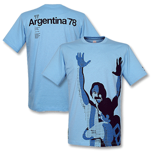 Adidas Trefoil Argentina WC 1978 Tee - Sky