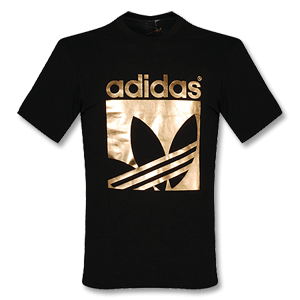 Adidas Trefoil Tee - Black/Gold