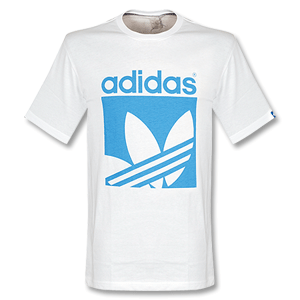 Adidas Trefoil Tee - White/Blue