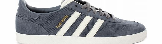 Adidas Turf Royal Grey Perforated Suede Trainers