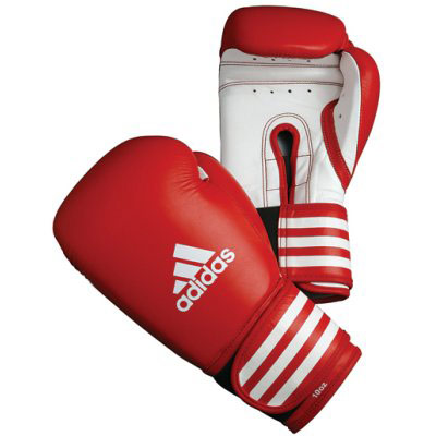 Ultima Competition Glove (ADIBC02 - 10oz Red and White)