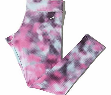 adidas Ultimate Fit Pant Allover Print Ladies Tights, Purple/Pink, S